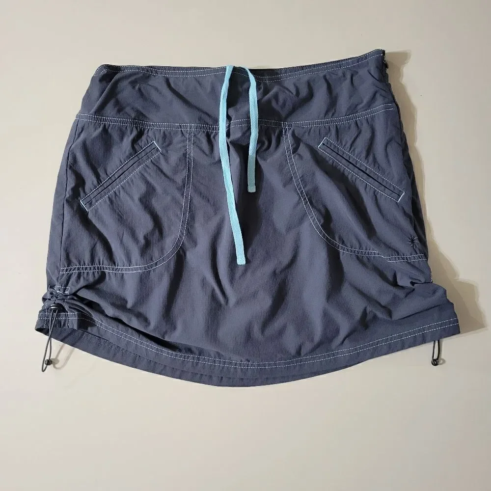 Athleta Cinch Ripstop Skort Asphalt Gray